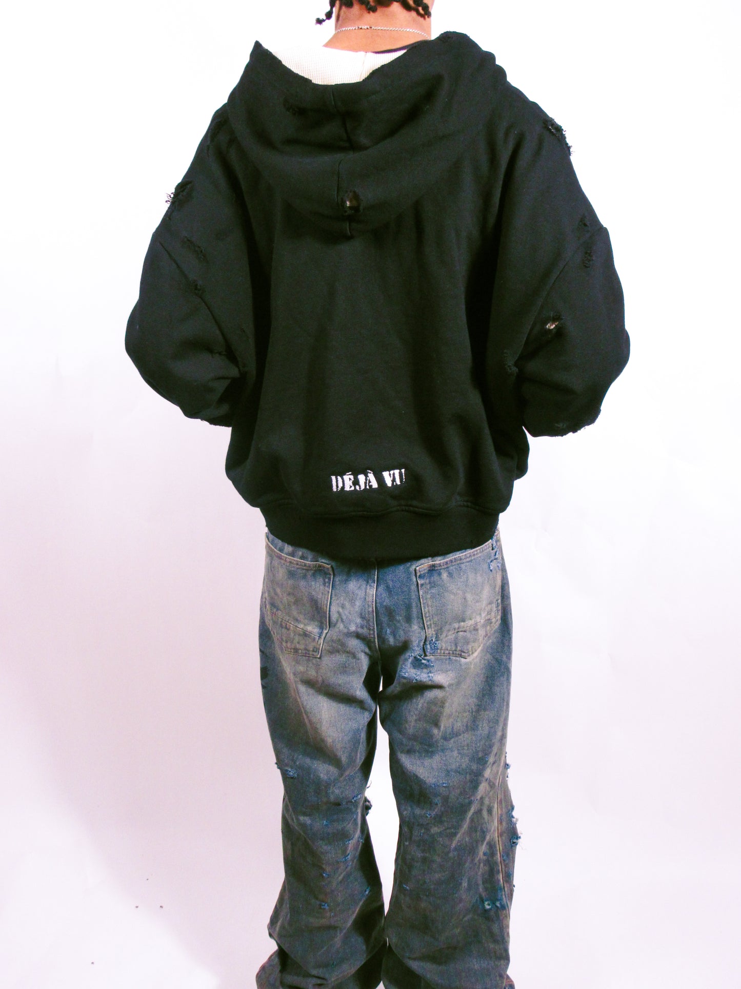 Déjà Vu embroidered thrasher jacket