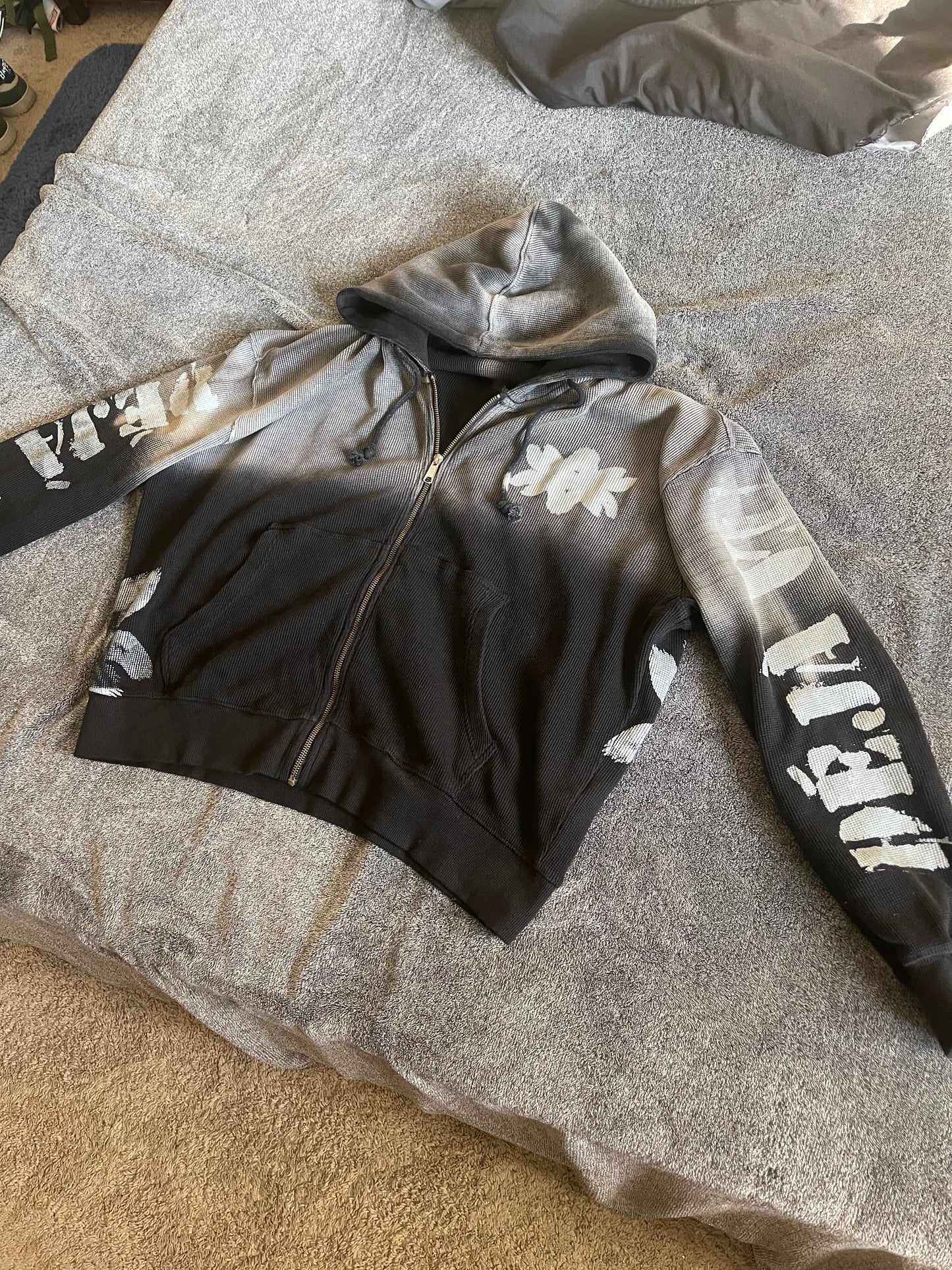Waffle Knit Seraphim zip-up