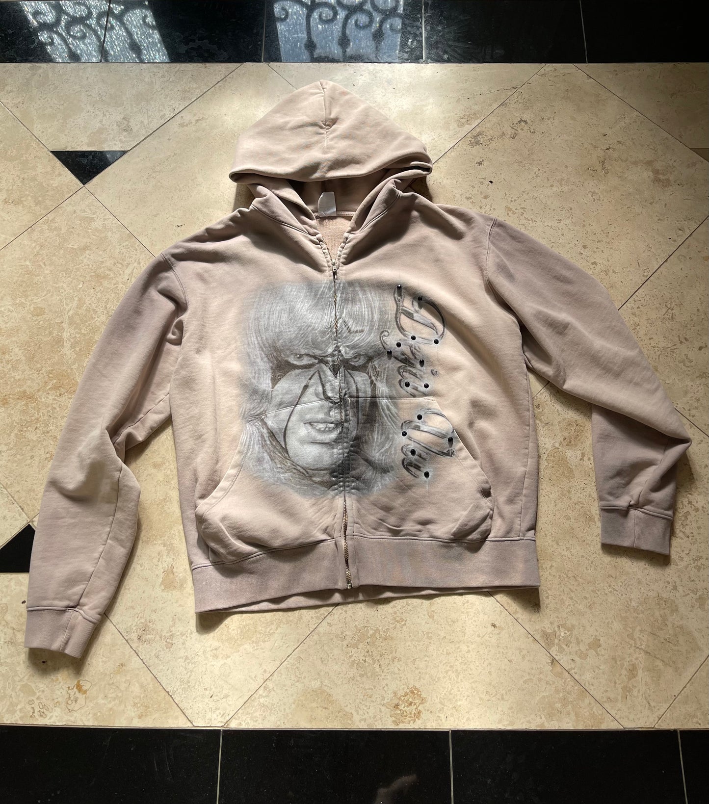 Ultimate Warrior Crystal collection zip-up