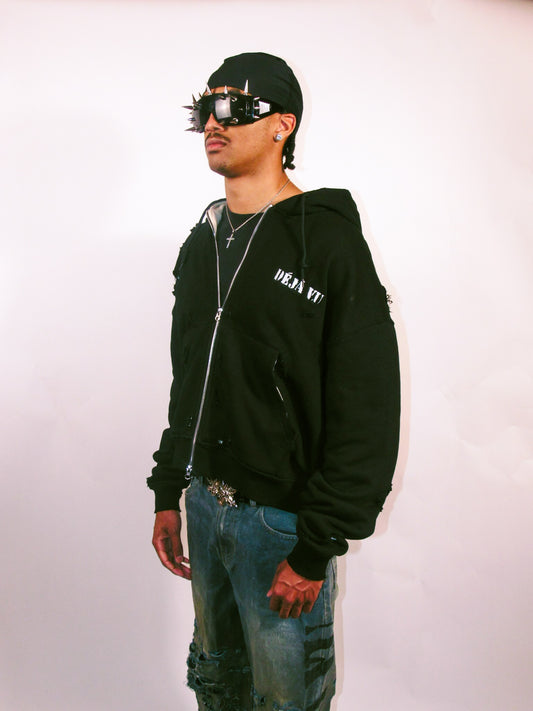 Déjà Vu embroidered thrasher jacket
