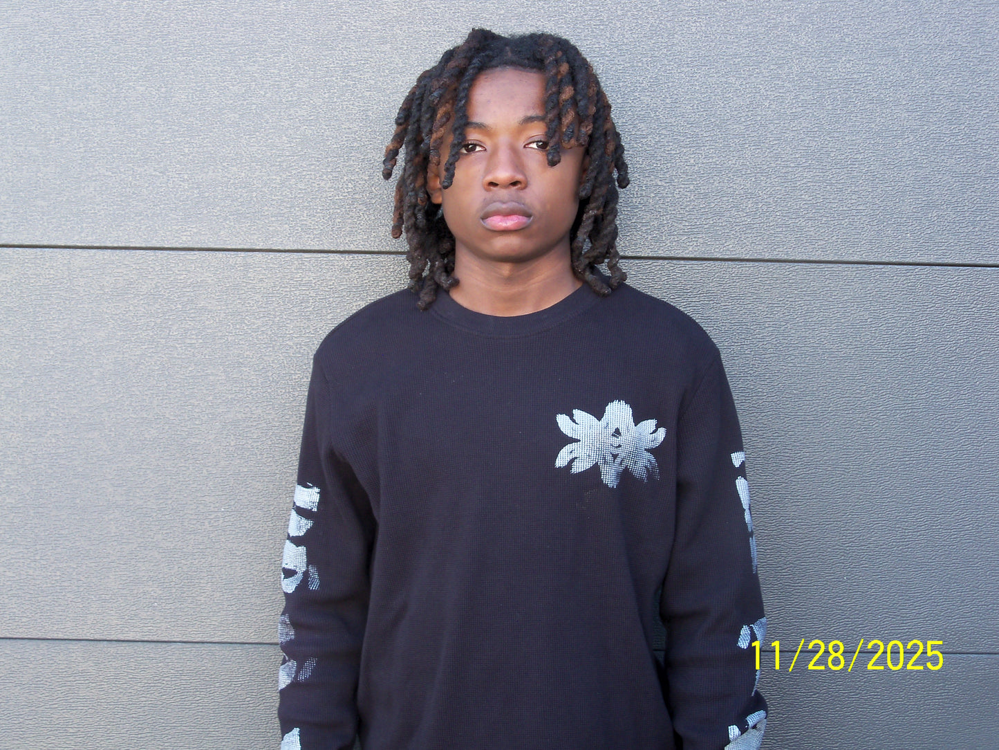 Waffle Knit Seraphim thermal (Black/ Silver)