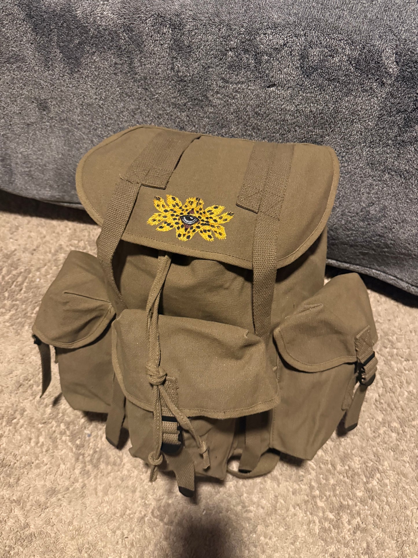 Cheetah print Seraphim rucksack