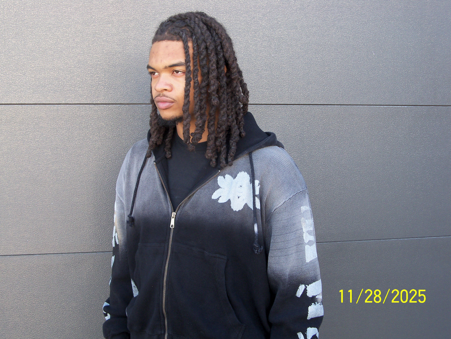 Waffle Knit Seraphim zip-up