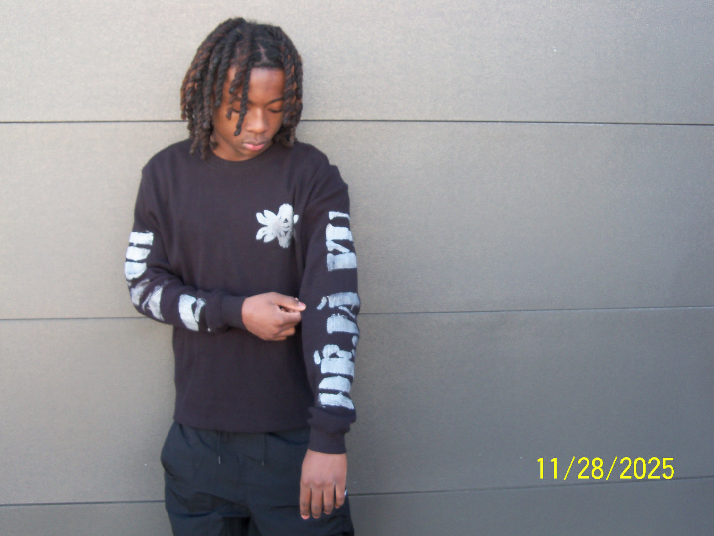 Waffle Knit Seraphim thermal (Black/ Silver)