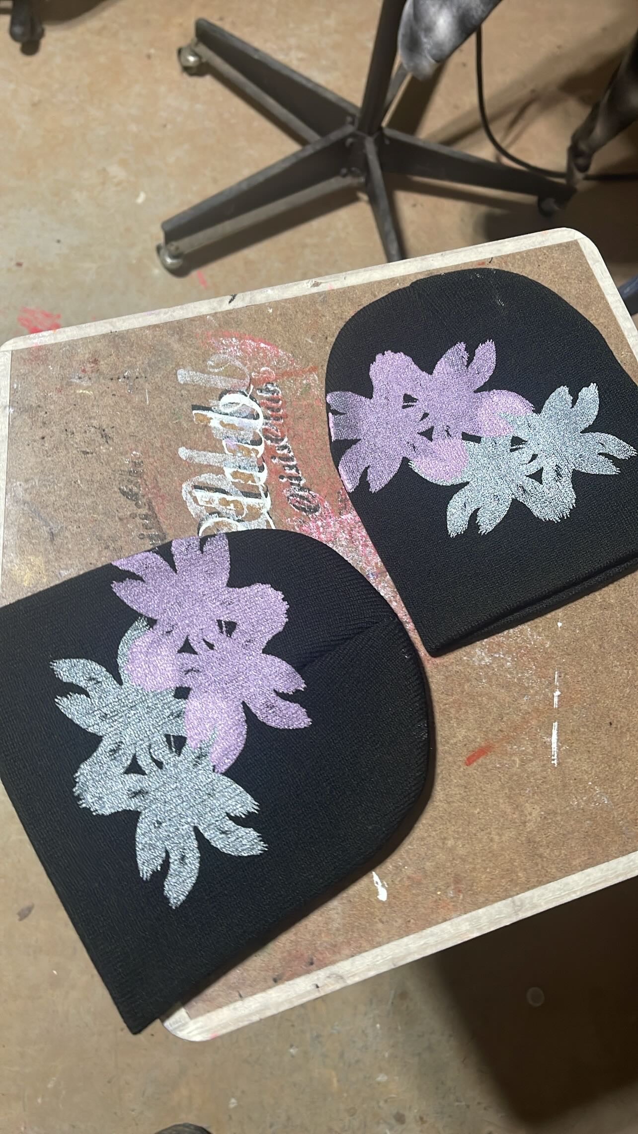 Double Seraphim beanie (Lavender/ Silver)
