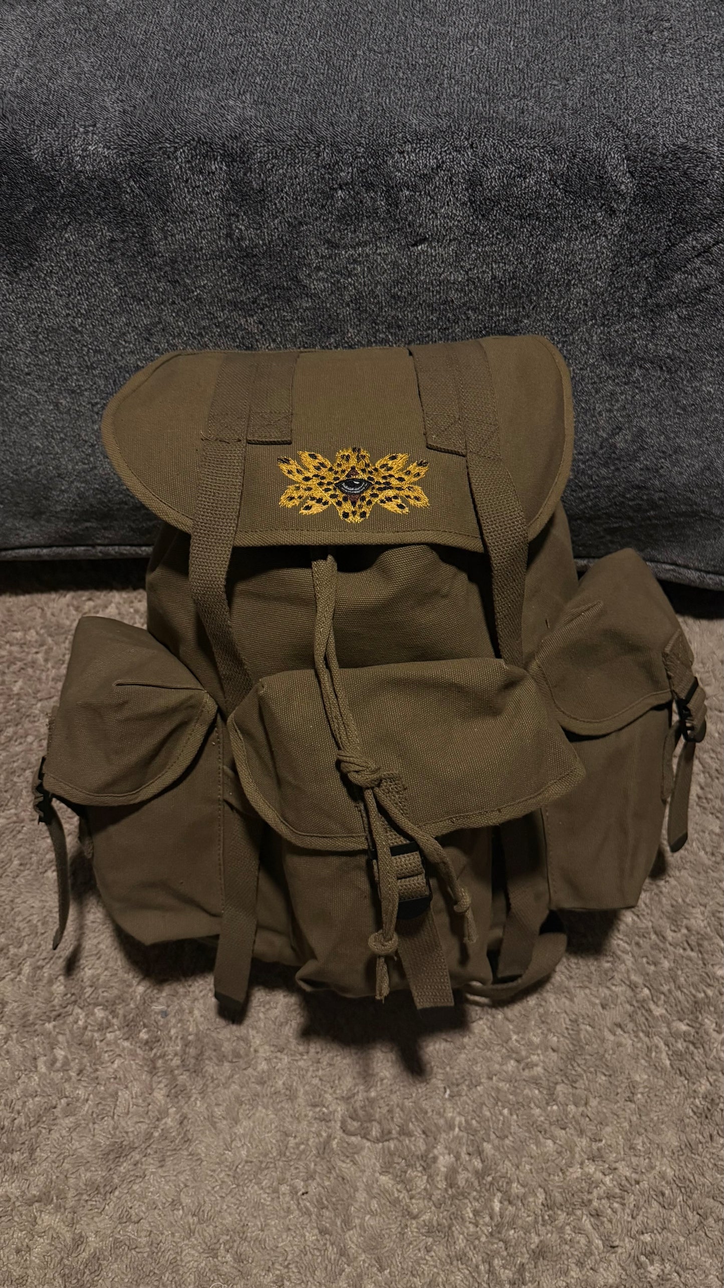 Cheetah print Seraphim rucksack