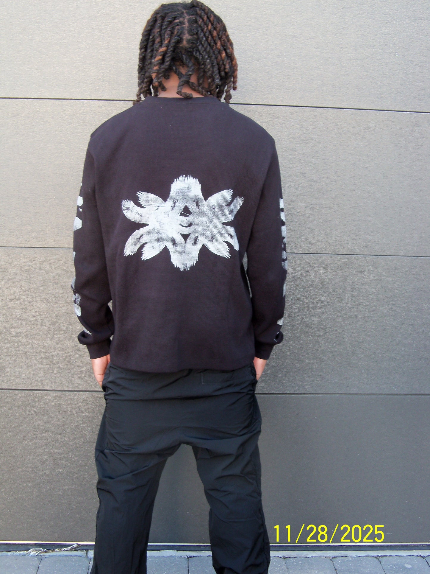 Waffle Knit Seraphim thermal (Black/ Silver)